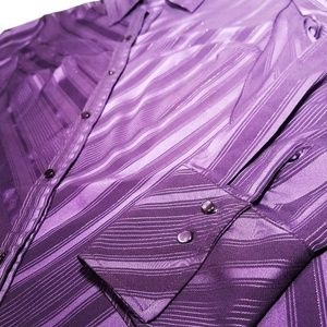 10 for $30 Sale Apt. 9 Large Purple Button Up B18